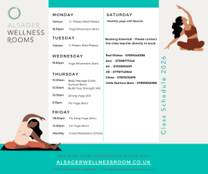 Classes at Alsager Wellness Rooms